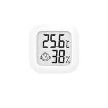 LCD Digital Thermometer Hygrometer Indoor Room Temperature Humidity Meter, Fahrenheit Celsius Display, Weather Station