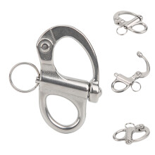 316 Stainless Steel 70MM Quick Release Snap Hook for Rock Climbing Gear