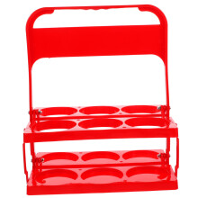 Foldable Wine Bottle Holder and Beer Organizer for Kitchen Bar, Durable Space Saving Rack