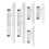 Plastic Measuring Rolling Ruler, Drawing Roller Ruler with Built-in Rollers and Clear Scale for Precision Drafting, Transparent Plastic Measuring Tool 1