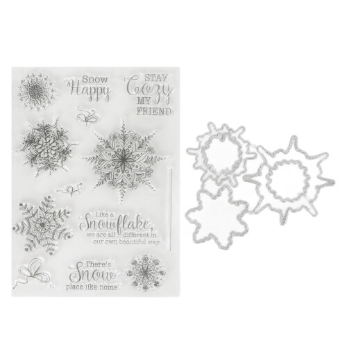Creative Card Scrapbooking Tools, Anise Stars Cutting Dies for Precise and Easy Storage, Exquisite Snowflake Pattern for Personalized DIY Projects