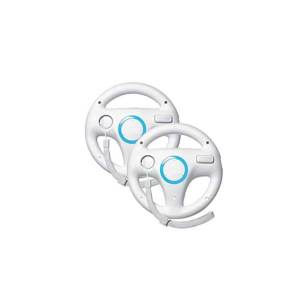 Racing Wheel And Av Cable Set For Nintendo Wii With Ergonomic Grip And Immersive Control 9199774761727