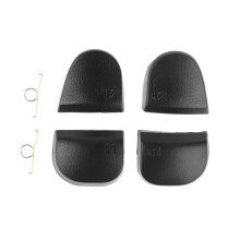 Vervangingsset voor PS5-gamepad, zachte triggers, schouderknoppen, antislip, eenvoudig te installeren, verlengde grips, hoogwaardig ABS, reparatie
