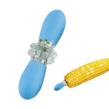 Durable Corn on The Cob Holders, Stainless Steel Skewers with Colorful Rubber Grips, Enhance Your Dining Experience at Home & On-the-Go (Set of 2)