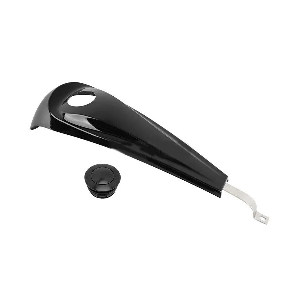 Fuel Tank Cap Cover Trim For Touring Electra Glide Street Flht Flhx 08Up Gas Console Smooth Dash 9187378981689