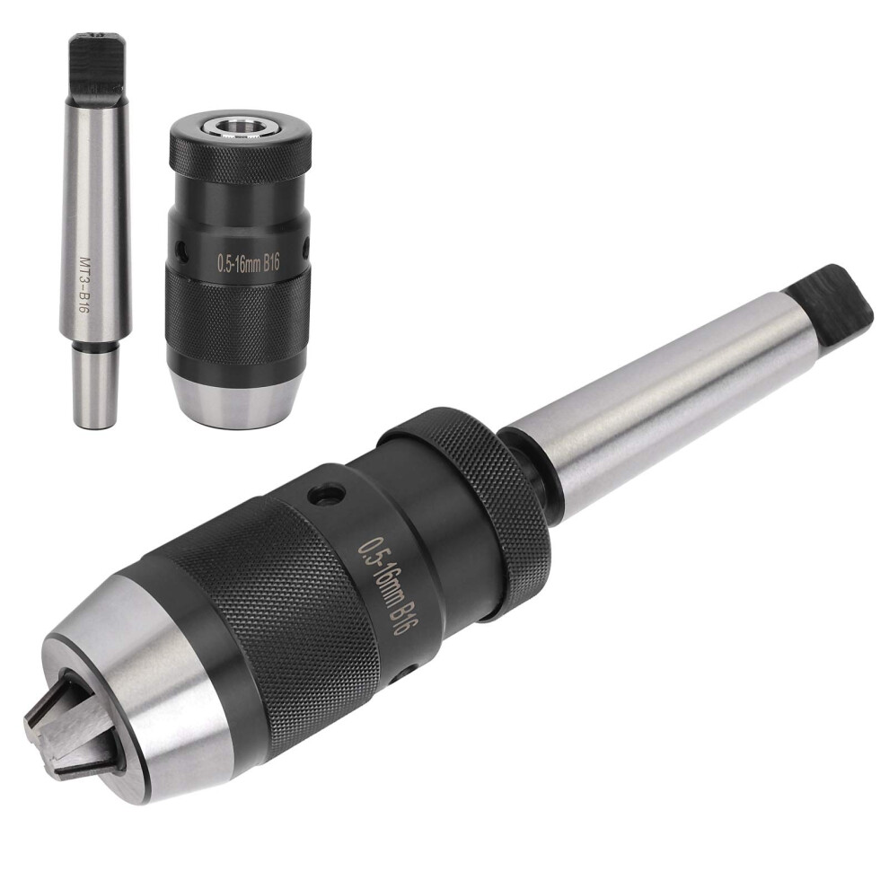 Keyless Drill Chuck Morse Taper 0.5Â16Mm Quick Release For Milling Lathe Wide Range Durable 9199774762083