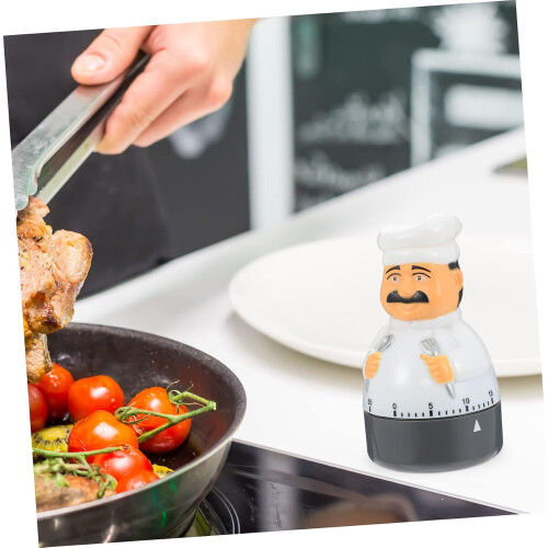 Kitchen Timer Mechanical Cooking Timer with Accurate Countdown, Chef Design for Baking and Cooking 1