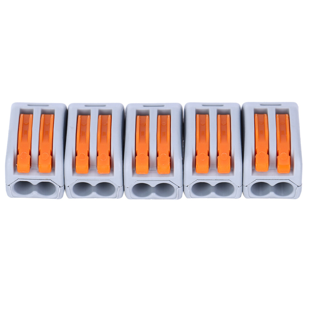 Pack Of 20 Pct-212 Compact Wiring Connectors 2 Port Push-In Lighting Links 8411379749049