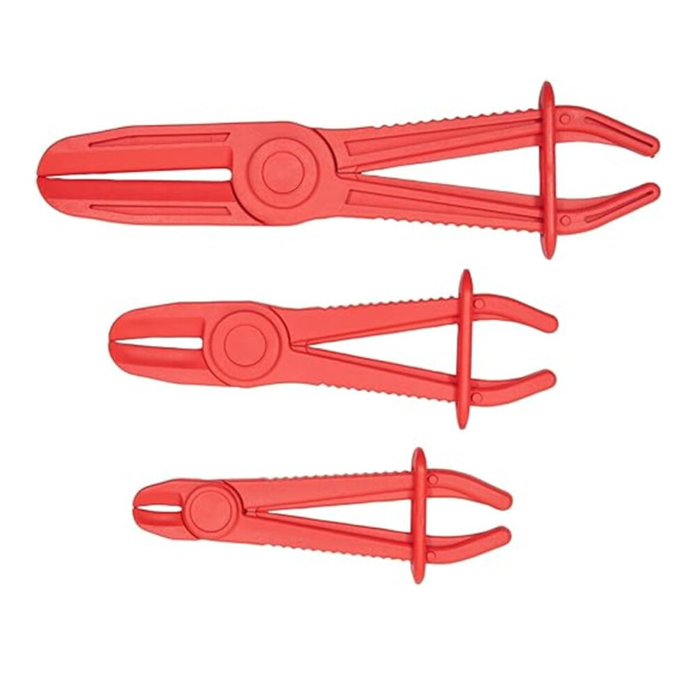 Hose Clamp Pliers Set 3Pcs Automotive Flexible Hose Pinch Off Tools With Secure Locking Mechanism 9187378981832