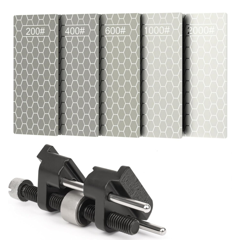 Chisel Sharpening Kit With Adjustable Honing Guide And Fivegrit Diamond Stones For Precision Angle Sharpening 9187378982099