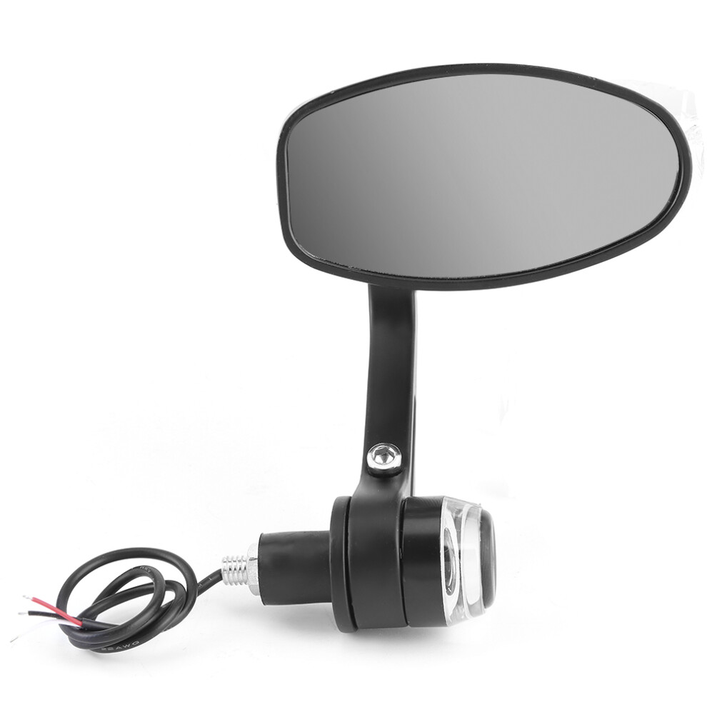 Aluminum 7/8In Rearview Mirrors With Integrated Turn Signal S Light 9431379749725
