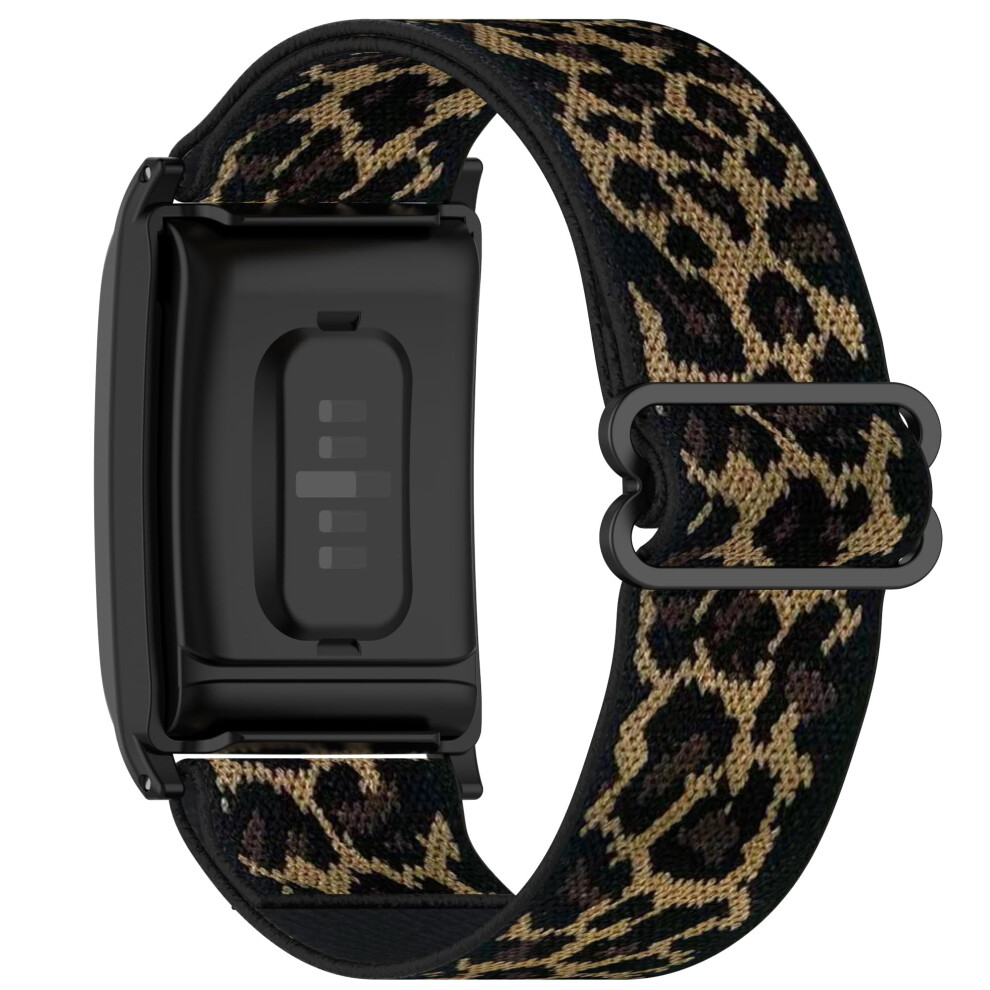 Leopard Print Adjustable Breathable Nylon Sport Strap For Whoop 5.0 Band 9164114447678