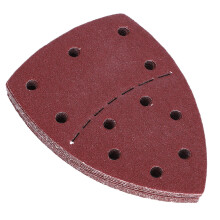 60 Pcs Mouse Sandpaper Set 140x140x100mm, 11 Holes, 60 Grit