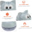 Cat Shaped Mechanical Kitchen Timer for Baking and Cooking, Accurate Countdown, No Batteries Needed 5
