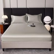Deep Pocket Bed Sheets 200x220 King Size Fitted Satin Sheets 200x220+30cm Fading Pilling Tearing Resistant