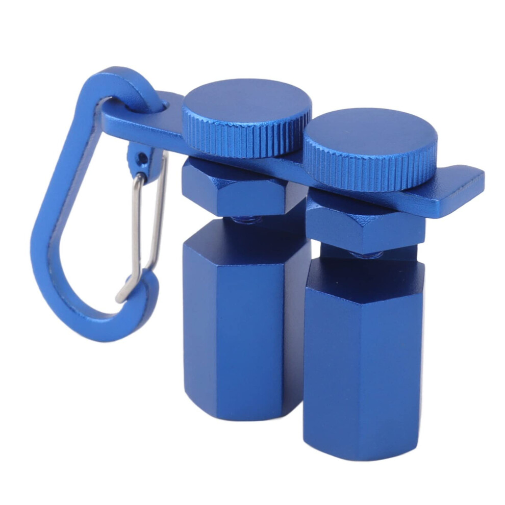 Stair Gauge Framing Tool With Stable Hexagonal Design And Quick Thumb Screw For Carpentry Blue 9199774763776