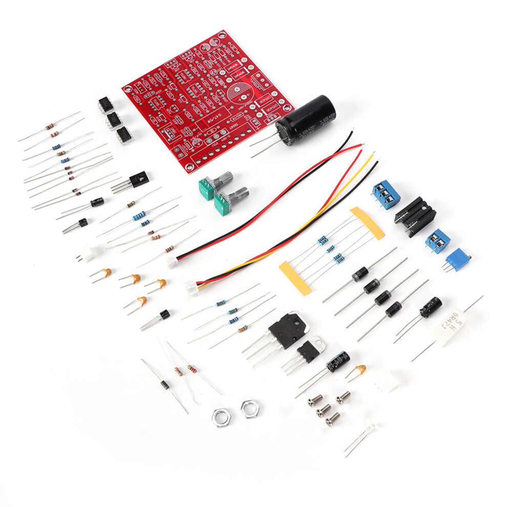 Stabilized Dc Power Supply Diy Kit 0-30V 2Ma-3A Adjustable Module Parts 9471379751663