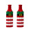 2Pcs Reusable Christmas Themed Striped Knitted Wine-stripe 1