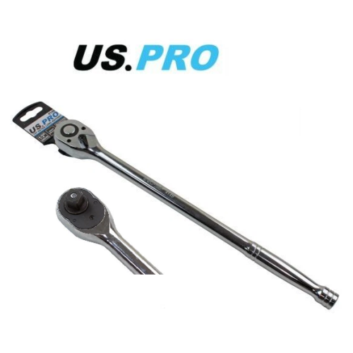 us pro US PRO Extra Long Ratchet 380mm 1/2" Drive 72T Quick Release 4148 1