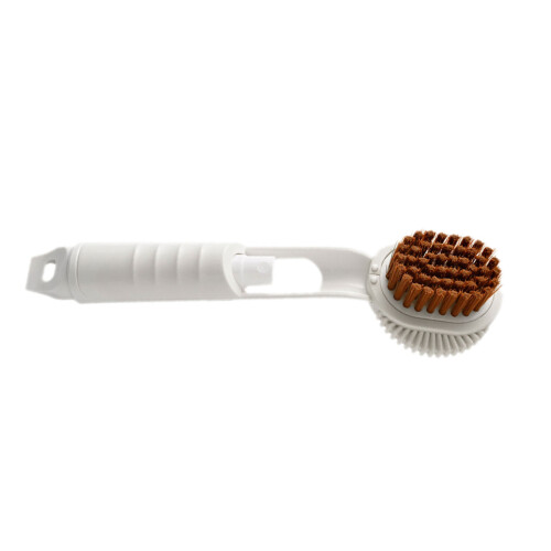 Brosse à récurer les chaussures à poils doux avec-Blanc