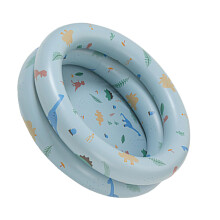 Inflatable Swimming Pool for Kids and Family, Foldable Durable PVC Dinosaur Style Indoor Outdoor