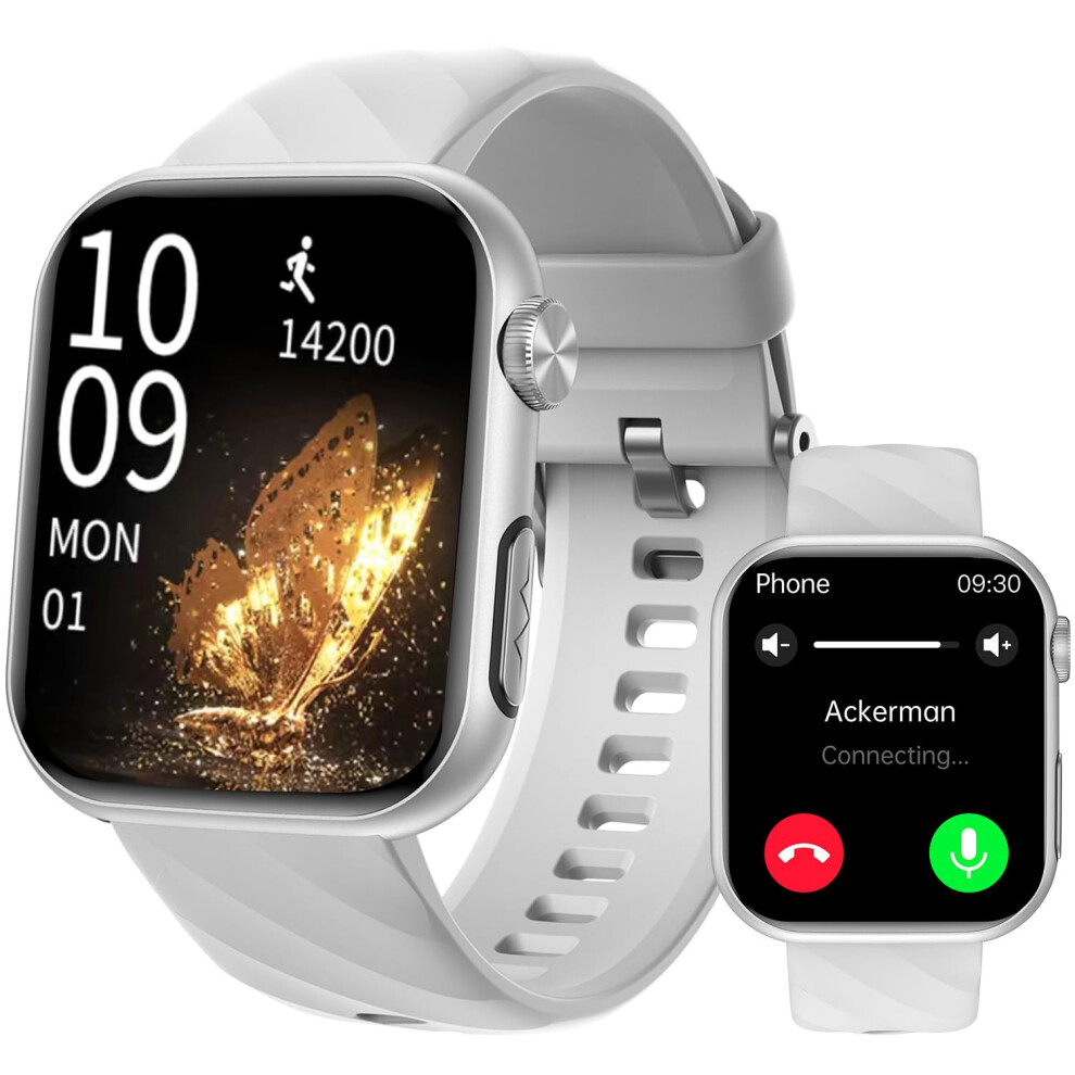 Smartwatch 1.97 Inch Amoled Waterproof Fitness Tracker With Bluetooth Calling Heart Rate Spo2 Sleep 9199774764094