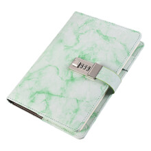 Agenda de mármol con renglones universitarios, diario A5 con cierre vintage, agenda impermeable para uso personal y profesional, páginas interiores