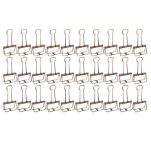 Multi-Functional Binder Clips, Rustic Antique Brass Paper Clamps For Aesthetic And Practical Document Management, Strong Clamping Power Ensures Secure