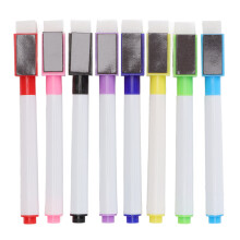 Whiteboardmarker mit Magnetkappe, magnetische Whiteboardmarker mit geruchsarmer Tinte, feiner Spitze für sanftes Schreiben, farbiger, abwischbarer