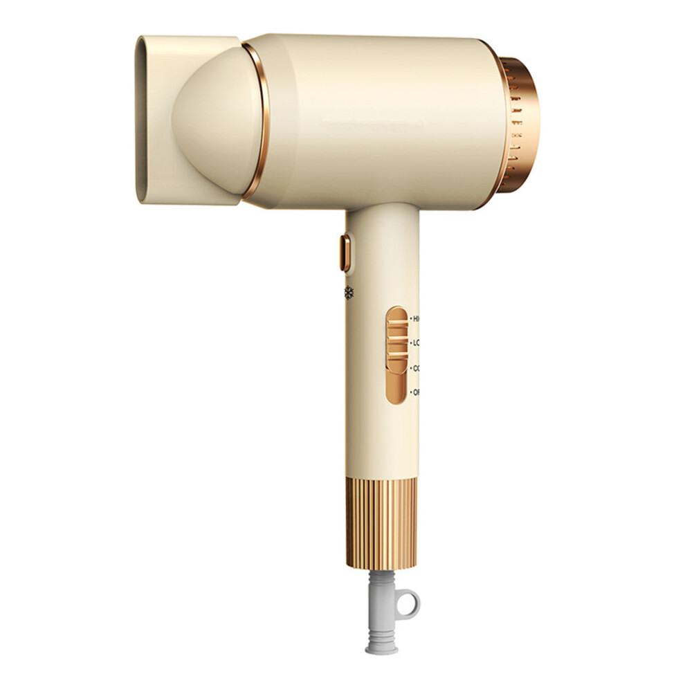 Compact Ionic Hair Dryer, Fast Drying With Powerful Motor, Anti-Frizz Technology Ensures Smooth & Shiny Results, Ideal For Frequent Travelers