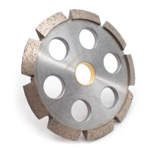 Diamond VGroove Blade 10mm Thick Dry Cutting for Concrete Stone Tile, Fits Angle Grinder 100mm