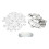 Plastic Bottoms for Durable Badge Assembly, Protective Films Button Making Supplies Set, For Diy Projects Create Personalized Buttons Craft-Grade 6