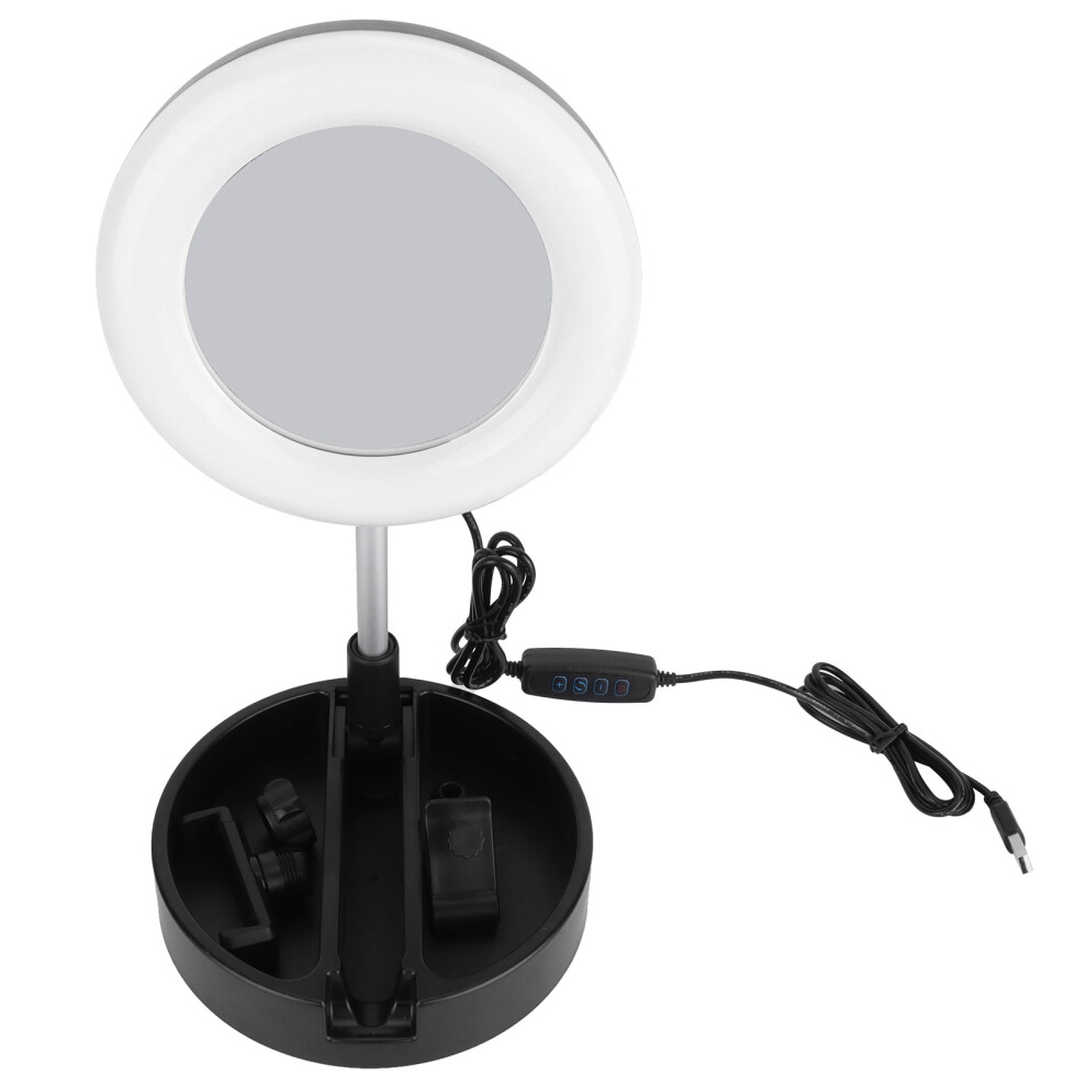 Multi-Functional Led Ring For Desk, Dimmable 3-Color Ing For Phone Selfie Zoom Video Calls Makeup Tiktok Live Streaming Light 9433291235508