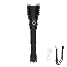 Hochleistungs-LED-Taschenlampen, taktische Taschenlampen mit XHP160-LEDs, extrem langer Lebensdauer und Teleskopzoom für Notfälle, Camping,