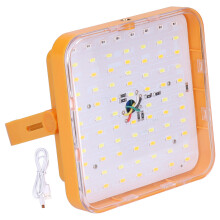 Lanterne de camping à haute luminosité, lampe de secours rechargeable avec alimentation solaire et USB, lampe de poche portable pour les voyages et