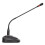 Condenser Gooseneck Microphone For Conference Use, Switching Design Compact Structure Noise Cancelling Technology Omnidirectional Mic With LED 4