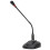 Condenser Gooseneck Microphone For Conference Use, Switching Design Compact Structure Noise Cancelling Technology Omnidirectional Mic With LED 8