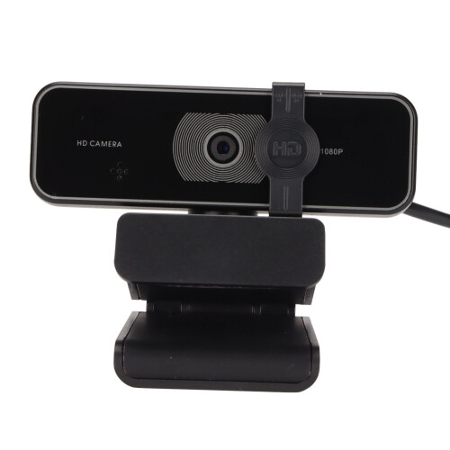 Webcam Plug And Play 1080P με αυτόματη βελτιστοποίηση φωτισμού και κλείστρο απορρήτου, 1