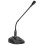 Condenser Gooseneck Microphone For Conference Use, Switching Design Compact Structure Noise Cancelling Technology Omnidirectional Mic With LED 3