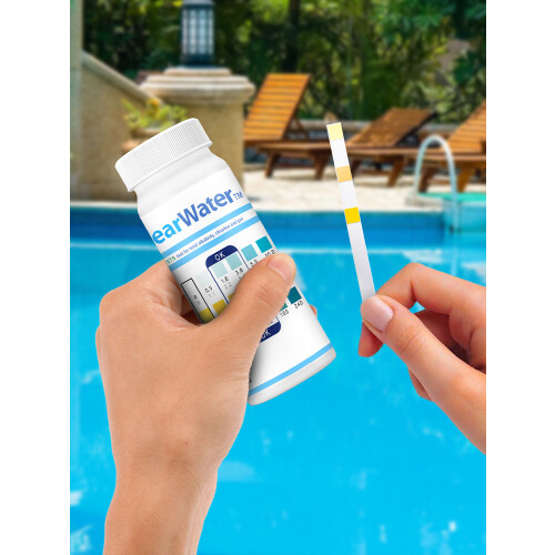 Comprehensive Pool And Spa Test Kit, Multi Parameter Analysis Tools Featuring Instant Color Development For Simultaneous Free Chlorine Bromine 1