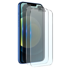 Protector de pantalla para dispositivos de 6,1 pulgadas. Los bordes reforzados brindan protección adicional. Su instalación sin complicaciones