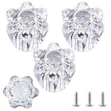 Clear Acrylic Shower Handle Replacement Set for Pfister Contessa Windsor Hot Cold Diverter 3pcs