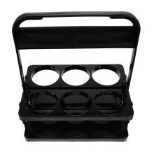 Beer Bottle Holder with Foldable SpaceSaving Design for Parties, Home Bar and Wine Storage Crate