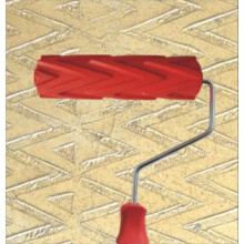 Decorative Paint Roller 7' Greek Art Patterned Rubber Design for DIY Walls and Furniture