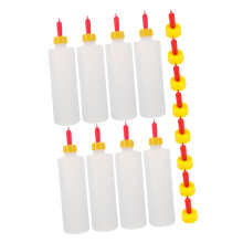 Lamb Feeding Bottles Replaceable Pacifiers, Reusable Milk Feeders For Calves Goats Sheep Livestock, LeakResistant Teats