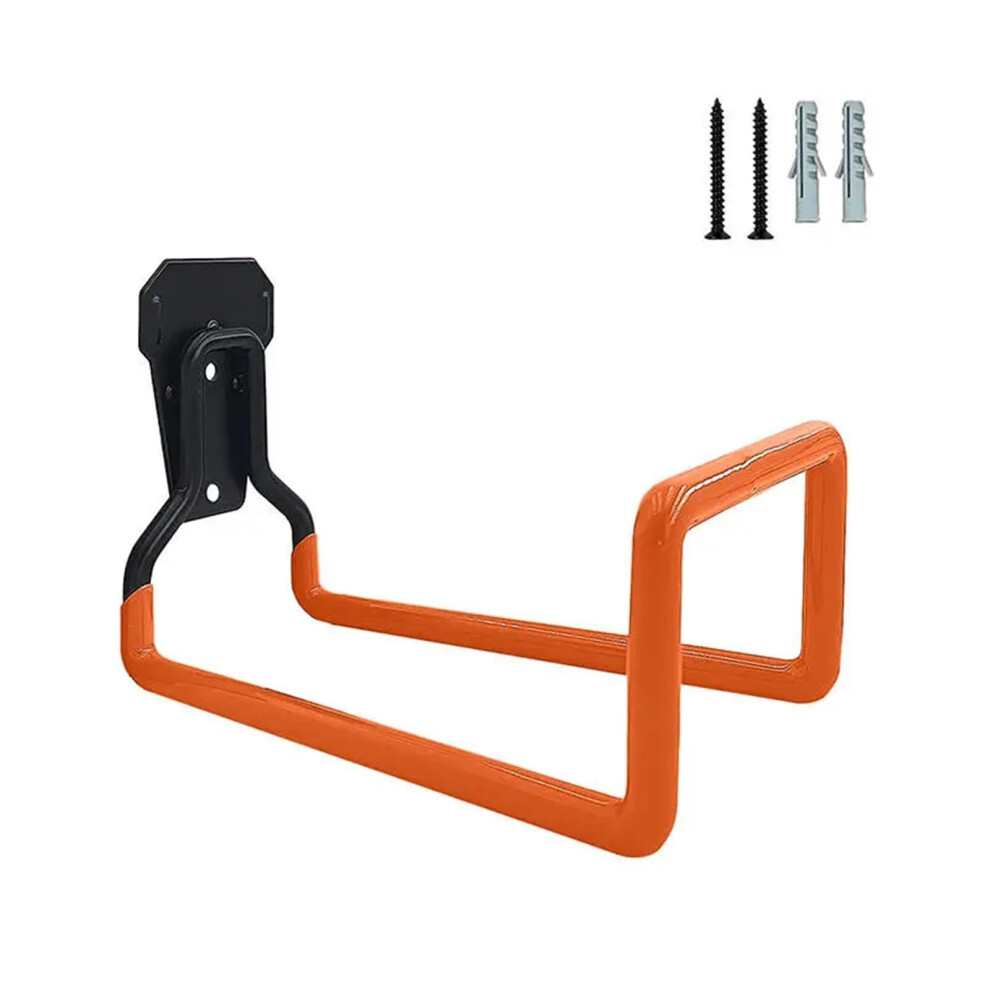 Garage Tool Organizer Heavy Duty Wall Mounted Storage Hooks Rust Resistant Garden Yard Rack Orange 9187378984307