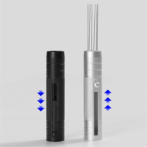 Adjustable Stainless Steel Coffee Distribution Tool for Even Espresso Grounds Stirring 1