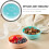 Airtight Bread Storage Container and Doughnut Box with Microwave Safe Design, Sky Blue 3