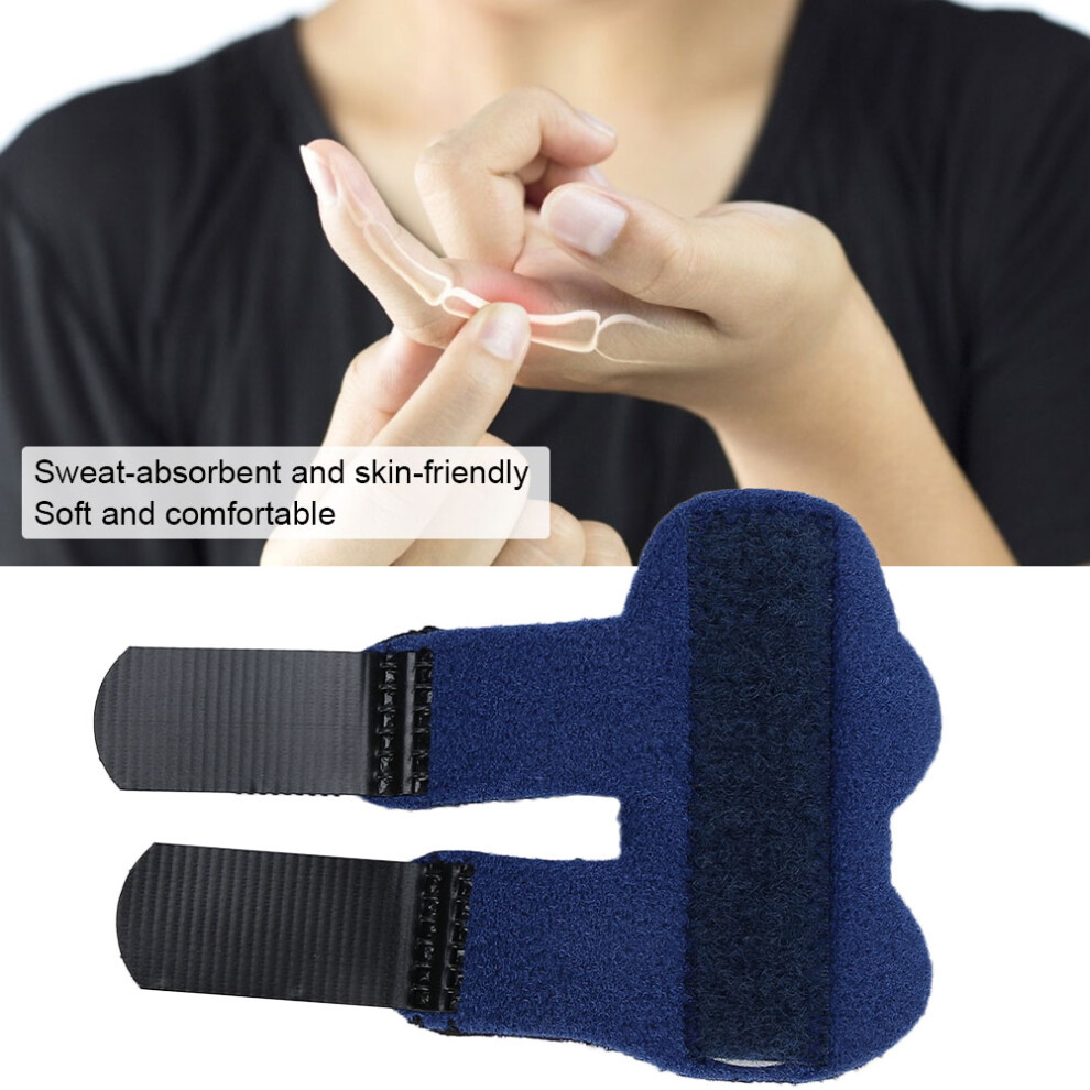 Blue Finger Joints Brace Stabilizer Â Sponge & Metal, Size As Show