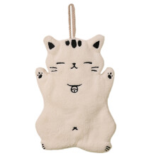 Plushes Kattenhanddoek Snel absorberend Gemakkelijk schoon te-C